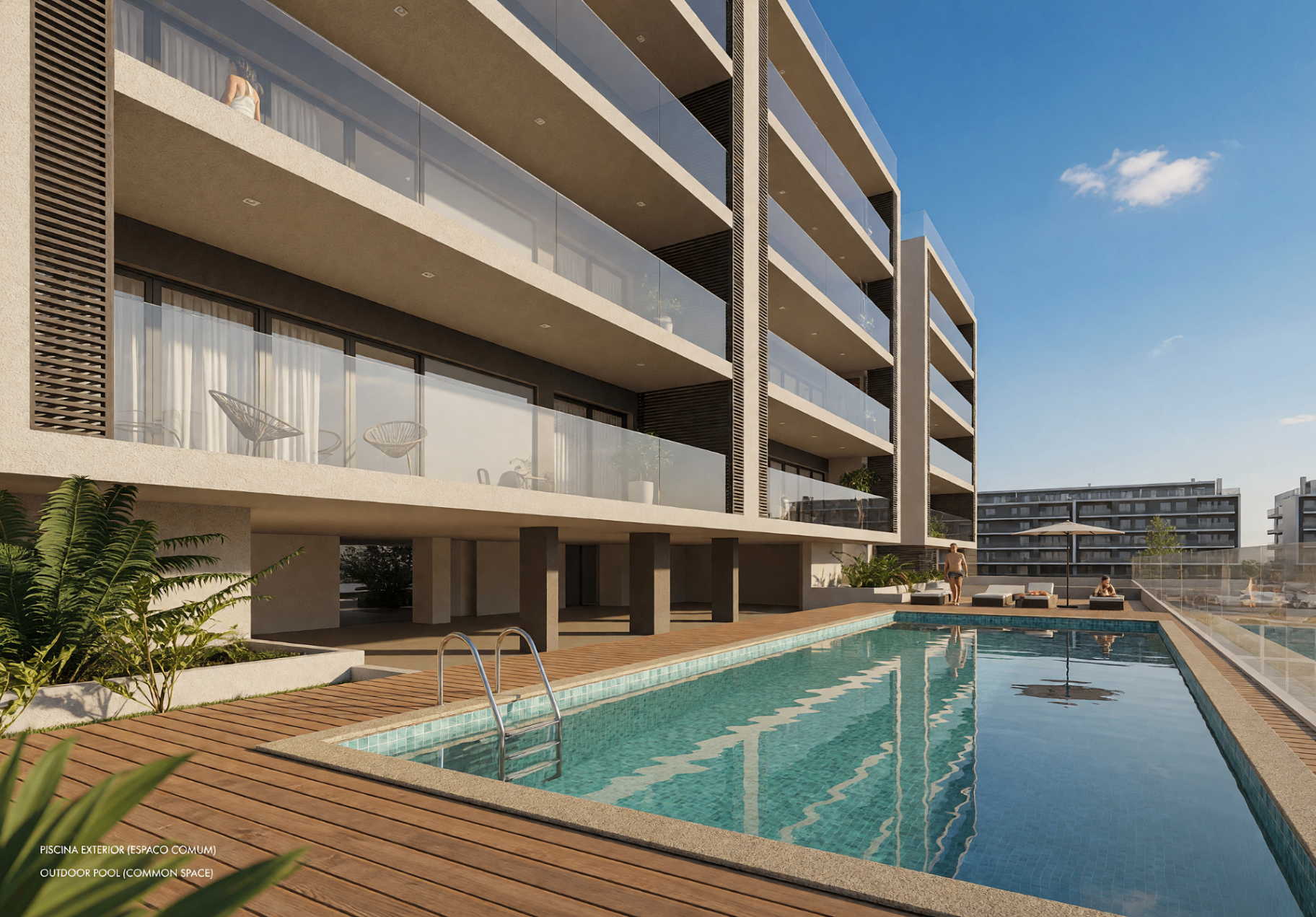 Piscina exterior (espaço comum)